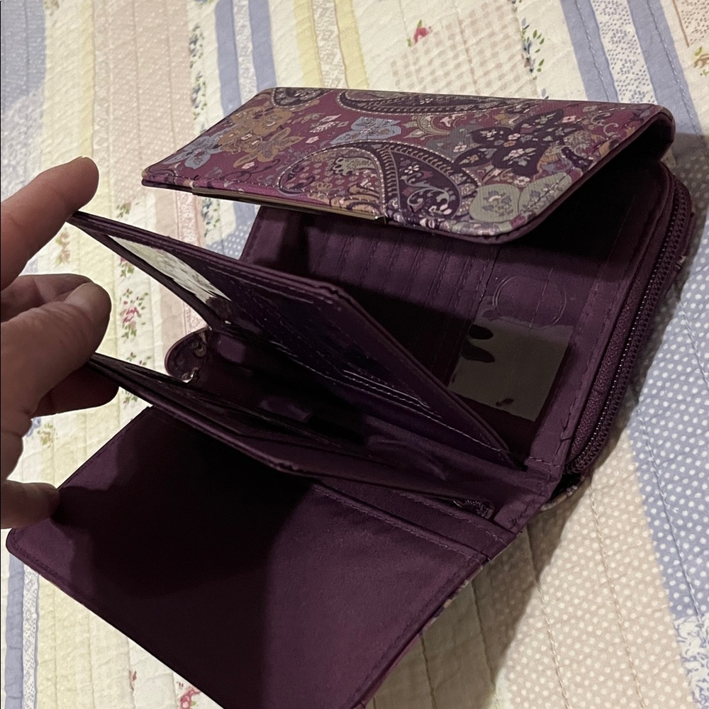 MUNDI Floral Patterned BIG FAT WALLET - Picture 4 of 6